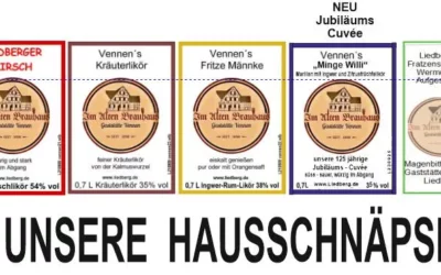 Kennen Sie unsere Hausschnäpse?