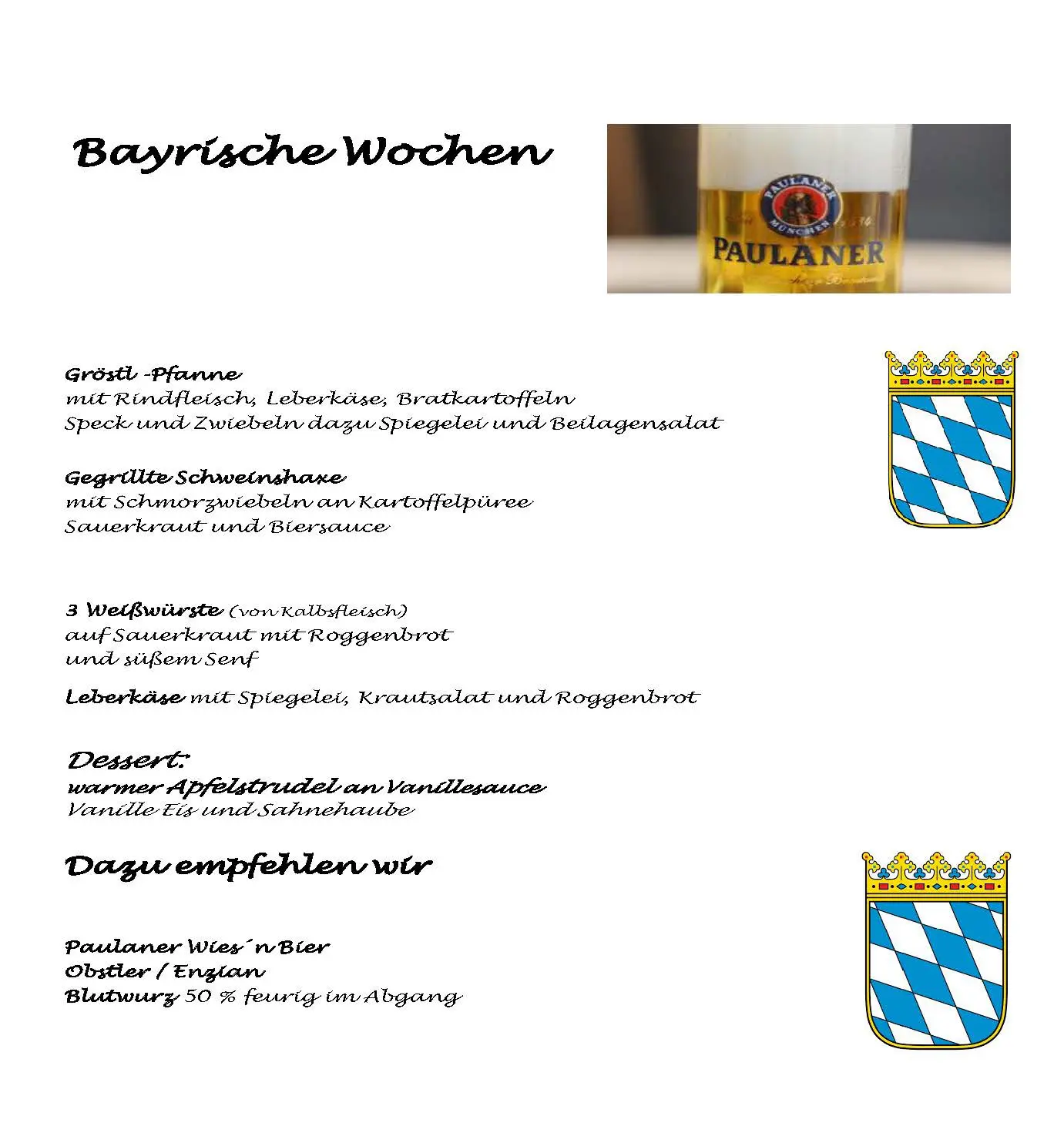 Bayrische Wochen