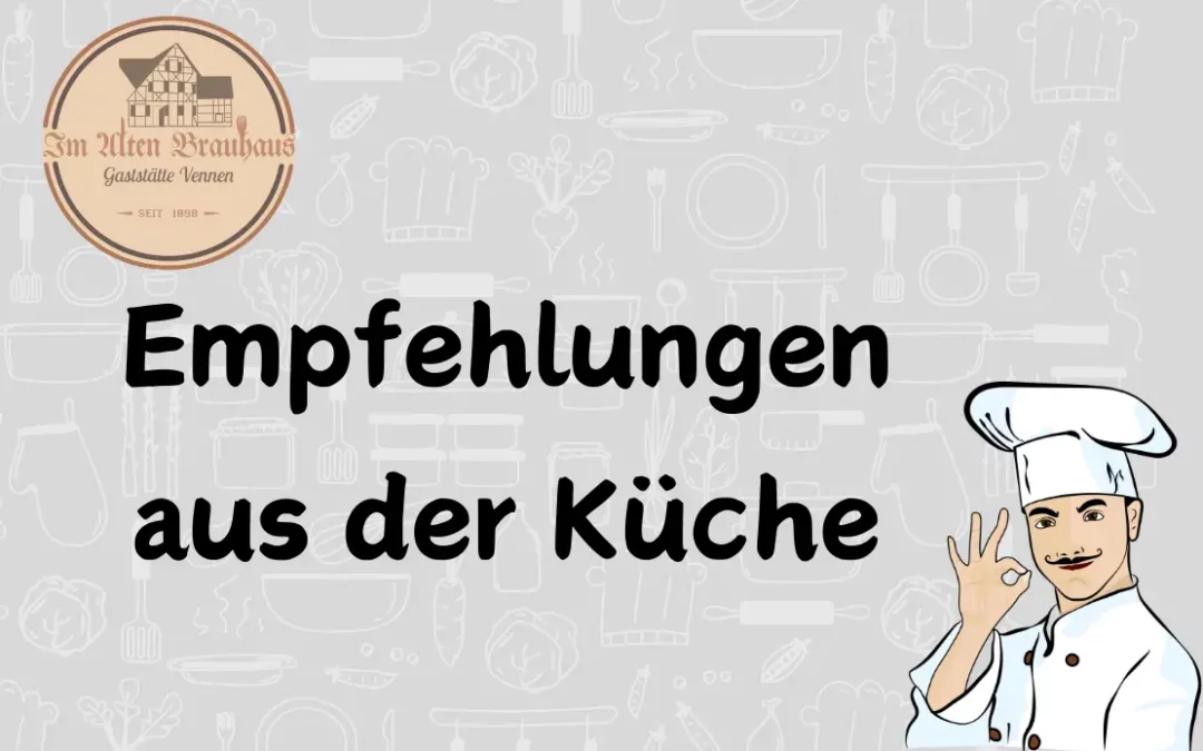 Kulinarische Empfehlungen im Alten Brauhaus – November & Dezember