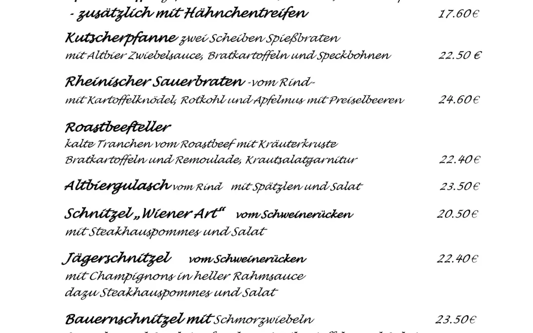 Neuigkeiten für den Winter: Betriebsferien & Rheinische Klassiker